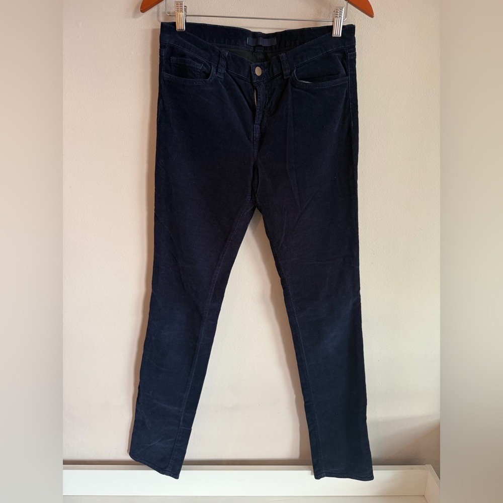 J Brand Pencil Leg Pinwale‎ Corduroy size 30 navy